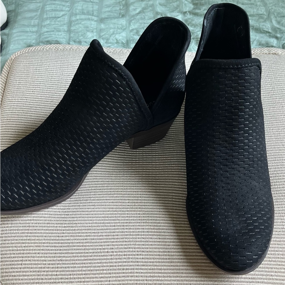 Two pair brand new never worn suede ankle bootie.